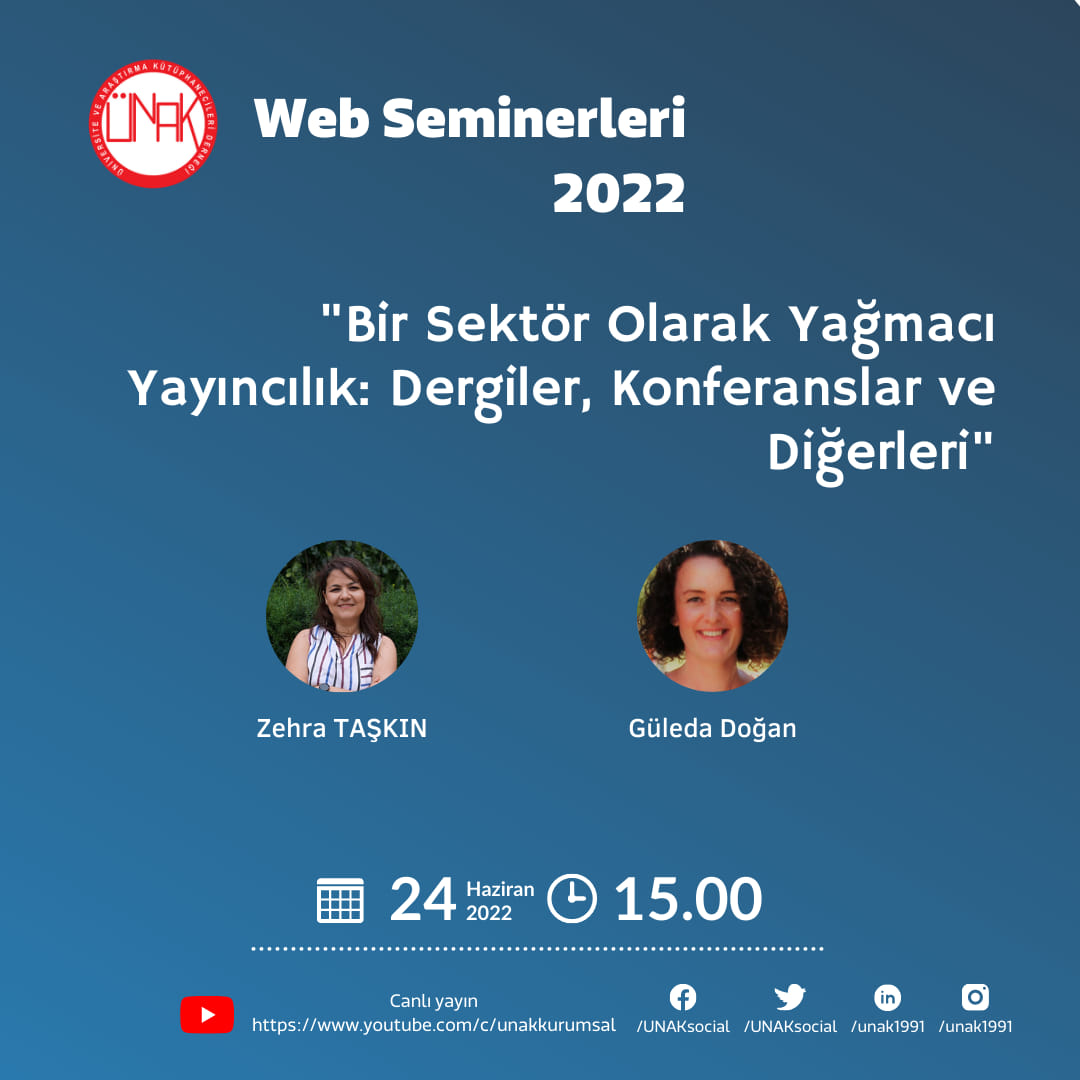 Seminar on “predatory publishing as a sector” (Turkish)